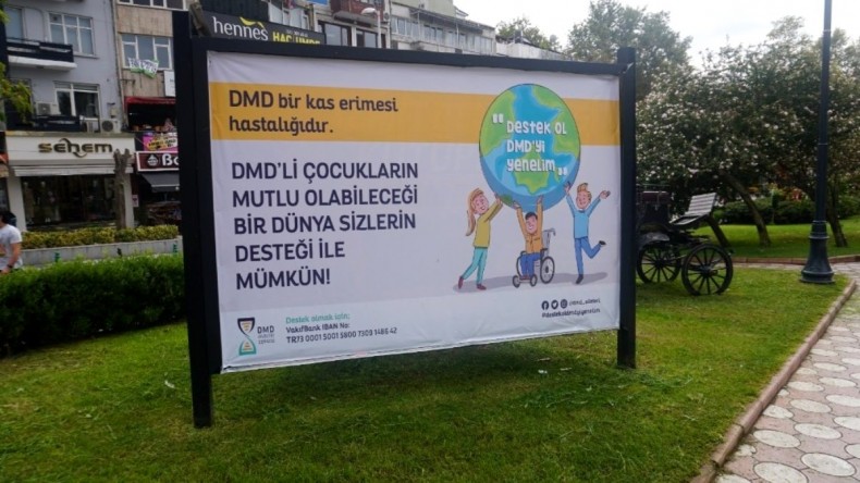İzmit Belediyesi DMD hastalığına dikkat çekti