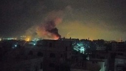 İsrail savaş uçakları Gazze’de Hamas’a ait bir mevziyi vurdu