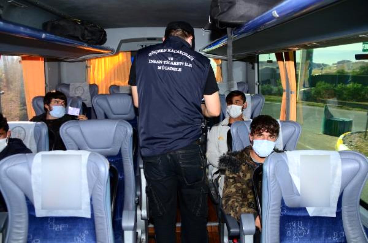 Kocaeli de 7 kaçak göçmen yakalandı