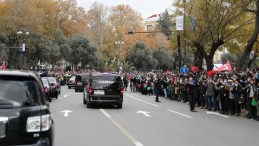 Cumhurbaşkanı Erdoğan’a, Azerbaycan halkından sevgi gösterisi