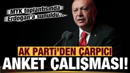 AK Parti’den dikkat çeken anket! MYK’da Başkan Erdoğan’a sunuldu…
