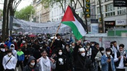 Avusturya’da İsrail’in Filistin’e yönelik saldırıları protesto edildi