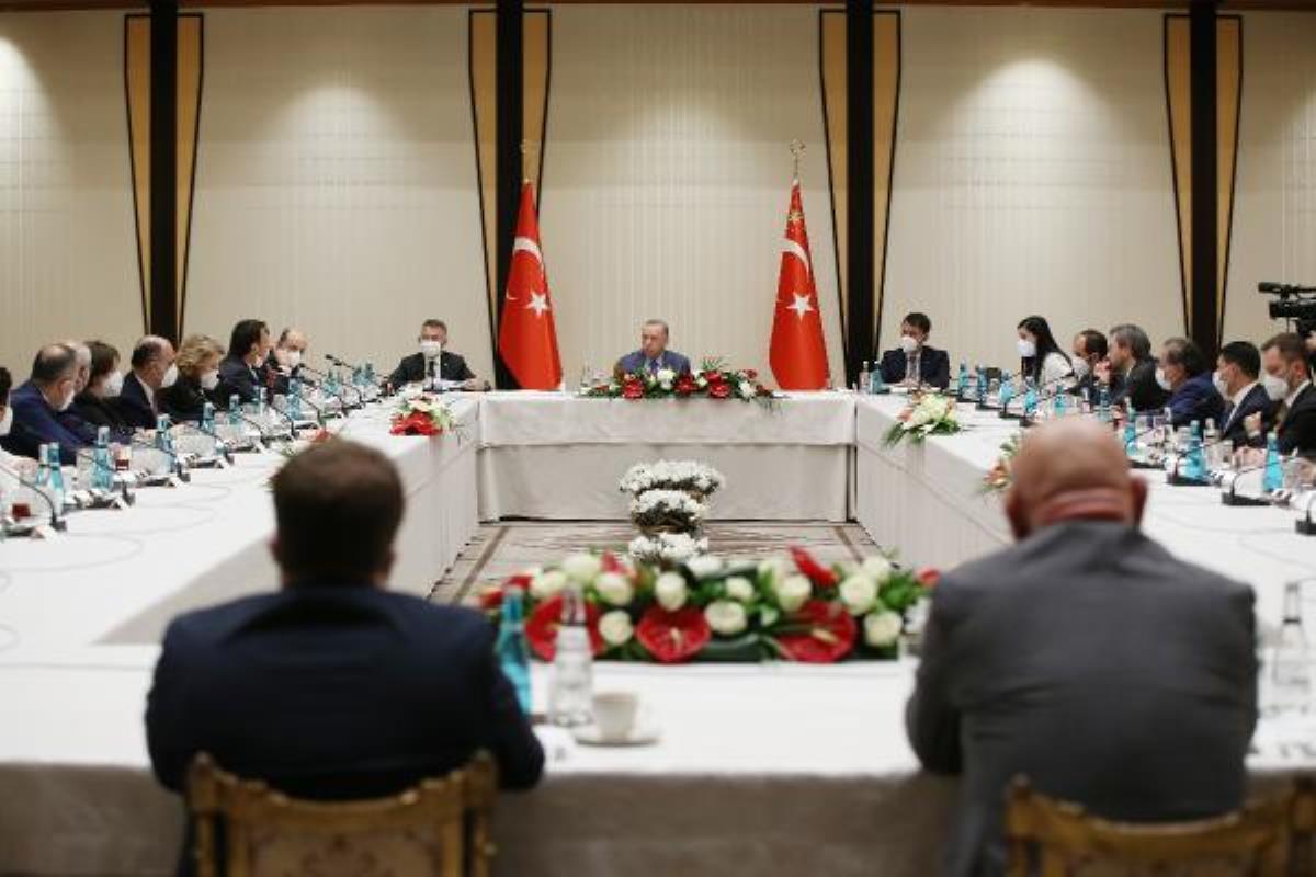 Cumhurbaşkanı Erdoğan dan akademisyenlerle  müsilaj  toplantısı