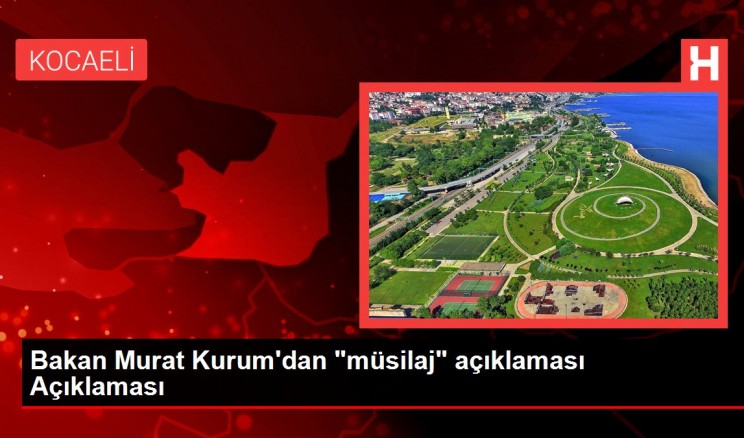 Bakan Murat Kurum, “Şu an Marmara Denizi’nde herhangi bir müsilaj problemi yok dedi