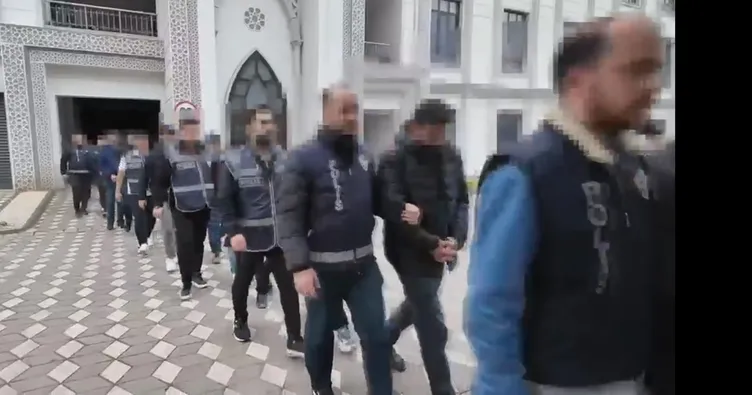 Kocaeli merkezli 9 ilde "Matrix-5" operasyonu: 19 tutuklama!
